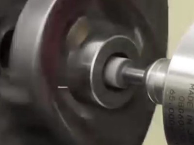 车铣复合钻微孔,65000转防绕线气动主轴