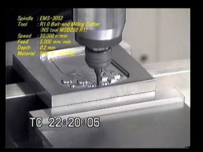 高精度模具精铣高光精加工使用五万转增速器