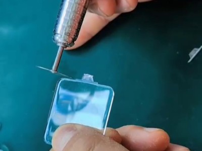 亚克力水口切割，打磨机加工切口平整