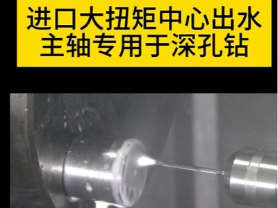 进口大扭矩中心出水主轴专用于深孔钻