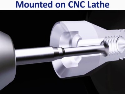 斯大机背轴高频铣内螺纹铣削