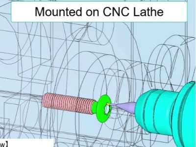螺钉梅花铣削，8万转高频铣高质量加工