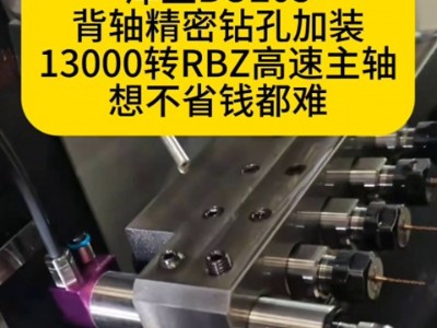 津上BO205背轴精密钻孔加装13000转<i style='color:red'>rbz高速主轴</i>，想不省钱都难