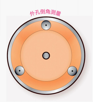 外孔倒角测量 