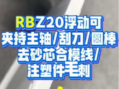 RBZ20浮动可夹持主轴/刮刀/圆棒，去砂芯合模线/注塑件毛刺