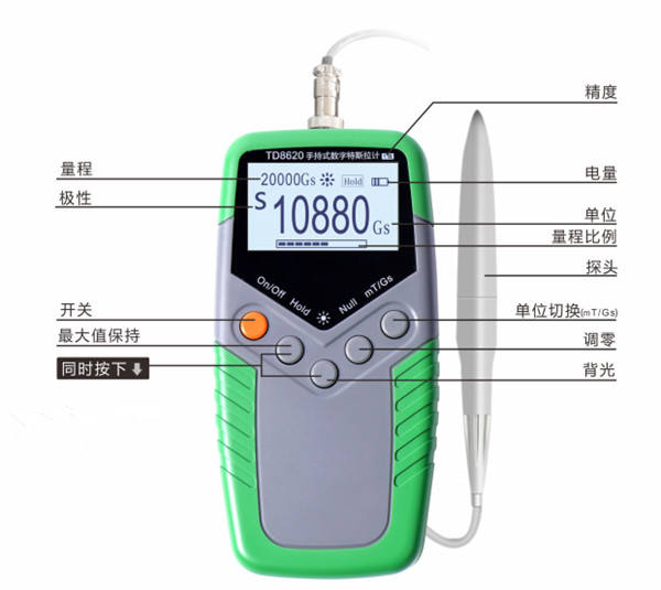 TD8620数字特斯拉计01 