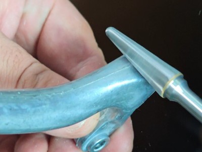 刹车离合器1-2mm铸铝毛刺，用浮动主轴+旋转锉去除效果如何？