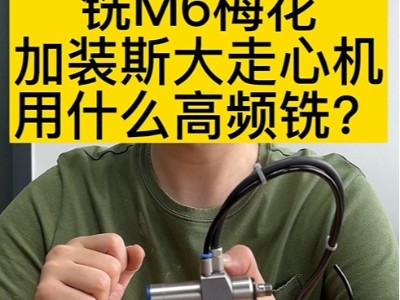 铣M6梅花加装斯大走心机用什么高频铣？