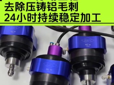 <i style='color:red'>rbz40浮动主轴</i>去除压铸铝毛刺，24小时持续稳定加工