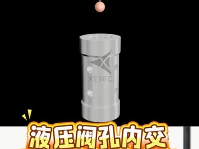 液压阀孔内交叉孔毛刺，锐必克研磨棒柔性去毛刺