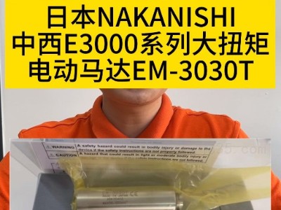 日本NAKANISHI中西E3000系列大扭矩电动马达EM-3030T