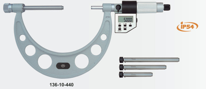 136-10-440数显可换测砧外径千分尺