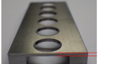 碳素钢工件铣孔，使用大功率NAKANISHI高速电主轴表面效果好