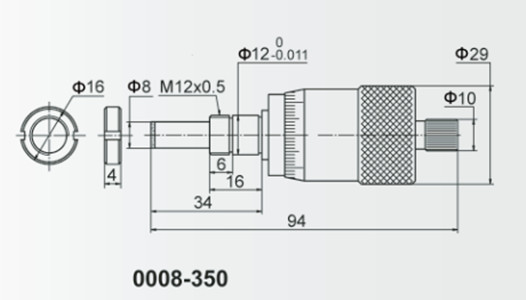 0008-350微分头尺寸图