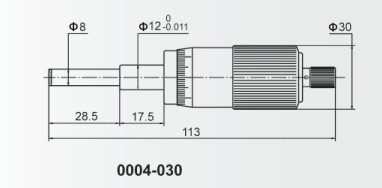 0004-030微分头尺寸图
