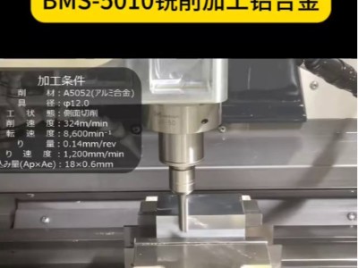 2N.M大扭矩高速主轴BMS-5010铣削加工铝合金