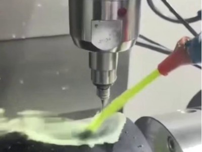 CNC金属件钻微孔，改装8万转高速主轴性价比高