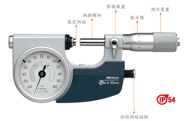 日本三丰杠杆千分尺510-121说明图