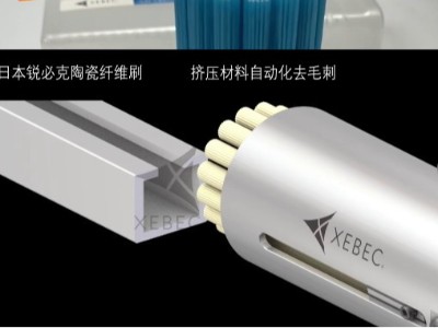 <i style='color:red'>锐必克表面研磨刷</i>，去除挤压材料边缘毛刺
