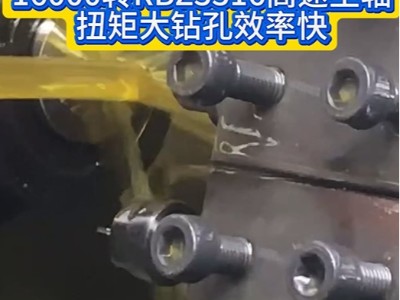 新能源喷嘴1mm小孔加工？效率低、产能跟不上？ 16000转<i style='color:red'>rbz3316高速主轴扭</i>矩大钻孔效率快