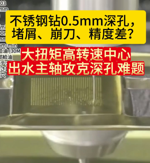 大扭矩中心出水主轴