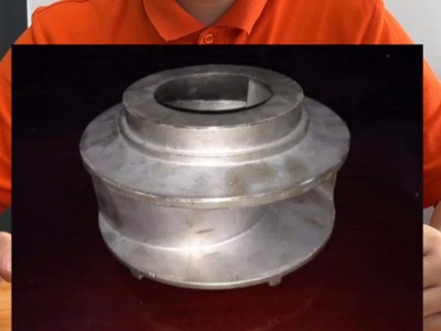 不锈钢叶轮少量翻边，<i style='color:red'>rbz40浮动主轴</i>可去除