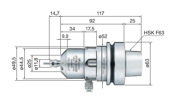 HTS1501S-HSK F63尺寸圖