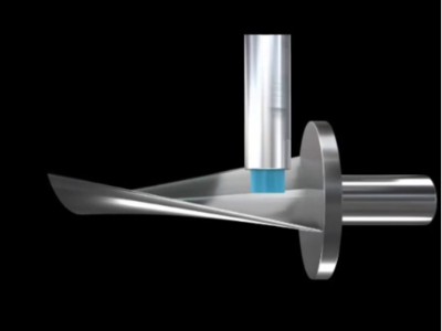 涡轮叶片表面抛光使用锐必克去毛刺刷