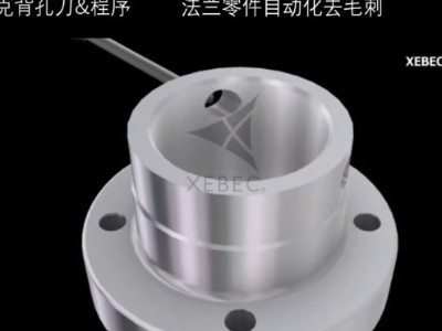 锐必克背孔刀，去除偏心交叉孔毛刺