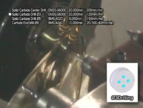 EM30-S6000主轴钻孔加工 