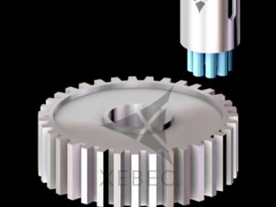 齿轮翻边毛刺，高速主轴配表面研磨刷提高效率