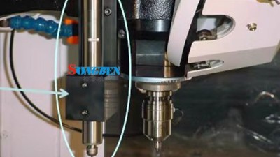 铝合金材质钻微孔0.5mm，加工中心可加装NAKANISHI高速电主轴