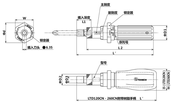 LTD 15CN～500CN尺寸图 