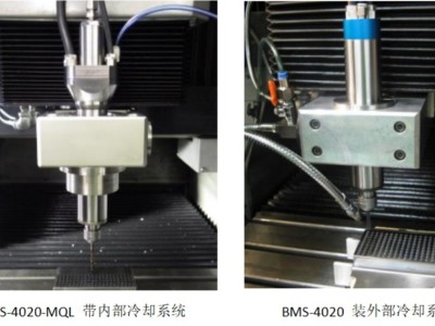 NAKANISHI中心通孔出水主轴BMS-4020-MQL的特点和钻削条件