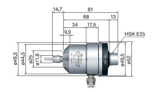 HTS1501S-HSK E25尺寸图