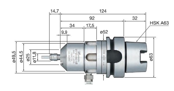 HTS1501S-HSK A63尺寸图