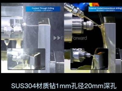 20mm深孔加工中心出水主轴与高速主轴对比谁更高效？