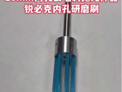 告别刀纹，小孔内壁光洁如新!20mm内孔去毛刺抛光神器<i style='color:red'>锐必克内孔研磨刷</i>