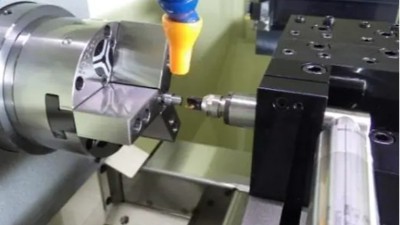 数控车床不锈钢材质铣槽，60000转NAKANISHI高速电主轴加工表面效果好