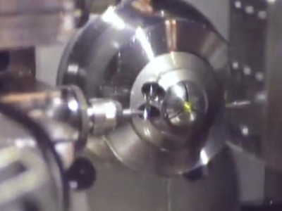 不锈钢零部件精磨3mm内孔，斯大机主轴用这款高频铣