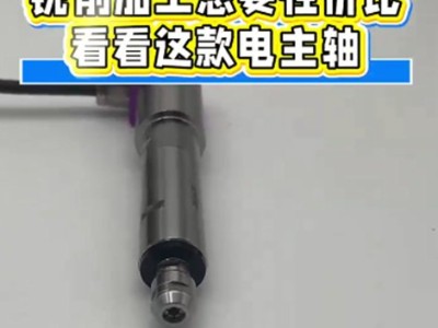 津上BO205主轴上铣削加工，想要性价比看看这款电主轴