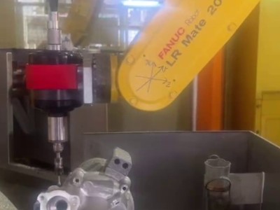 压铸铝去毛刺，还在手动用气动笔或锉刀？