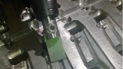 铝模表面研磨，nakanishi超声波打磨机配油石加工