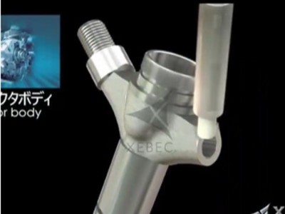 喷油器表面小毛刺，锐必克研磨刷一刷搞定