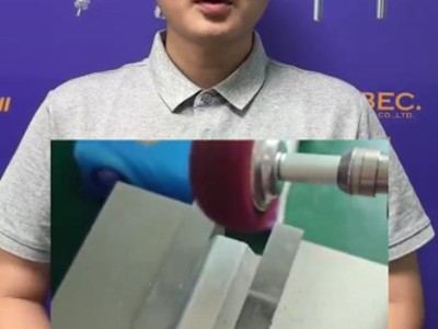 四万转大扭矩高速主轴铝件抛光打磨