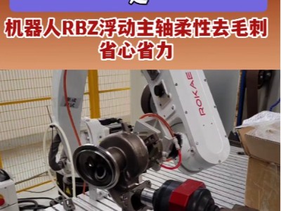 铸件铝件毛刺难清？一招搞定！机器人<i style='color:red'>rbz浮动主轴</i>柔性去毛刺省心省力