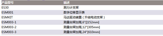 美国mark-10手轮测力计支架ES30参数